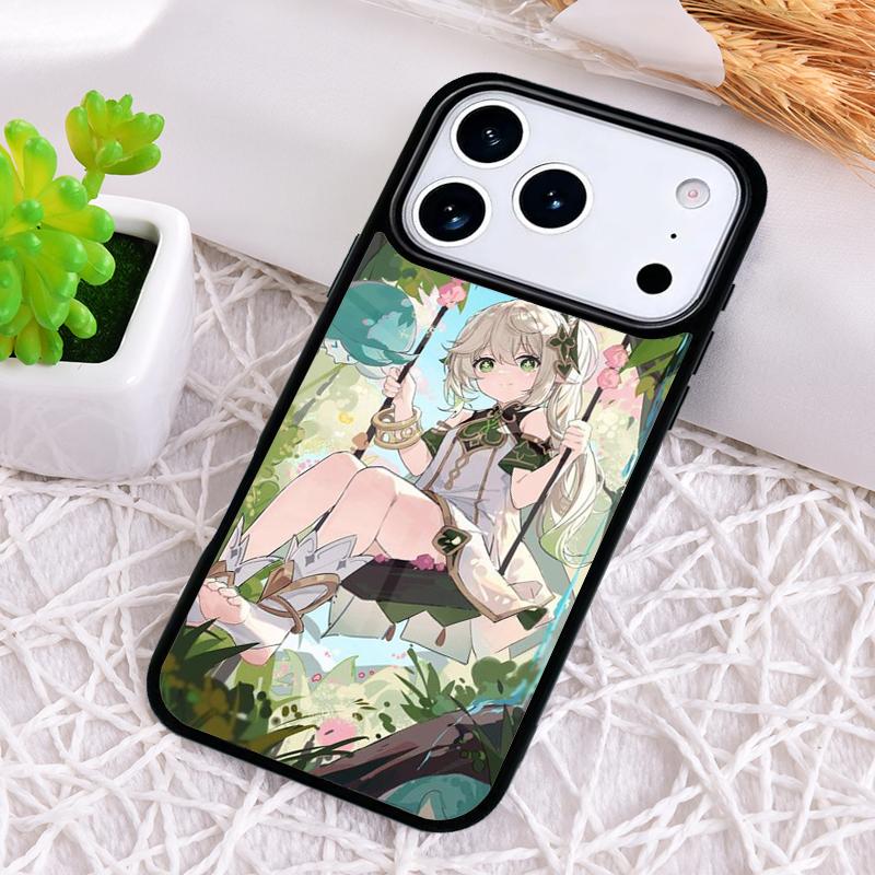 Anime Game Genshin Impact Phone Case for iPhone 17 Air 16 15 11 12 14 13 Pro Max Shockproof Cover