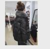 Plus Size Women's Fashionable Fur Collar Winter Coat