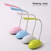 LED Eye Protection Book Night Light Adjustable Angle Mini Clip-On Study Desk Lamp Battery Powered Flexible for Travel Bedroom Reading #470301
