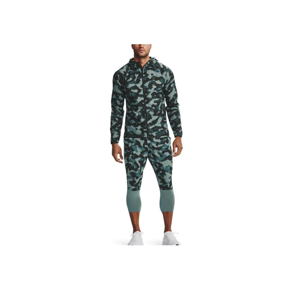 Under Armour Anywhere Storm Running Hooded Logo Jacket Men Jacket Camouflage 1356161-424