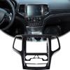 Накладка на панель навигации GPS для салона автомобиля для Jeep, Grand, Cherokee 2014-2018 Наклейка на панель навигации из углеродного волокна