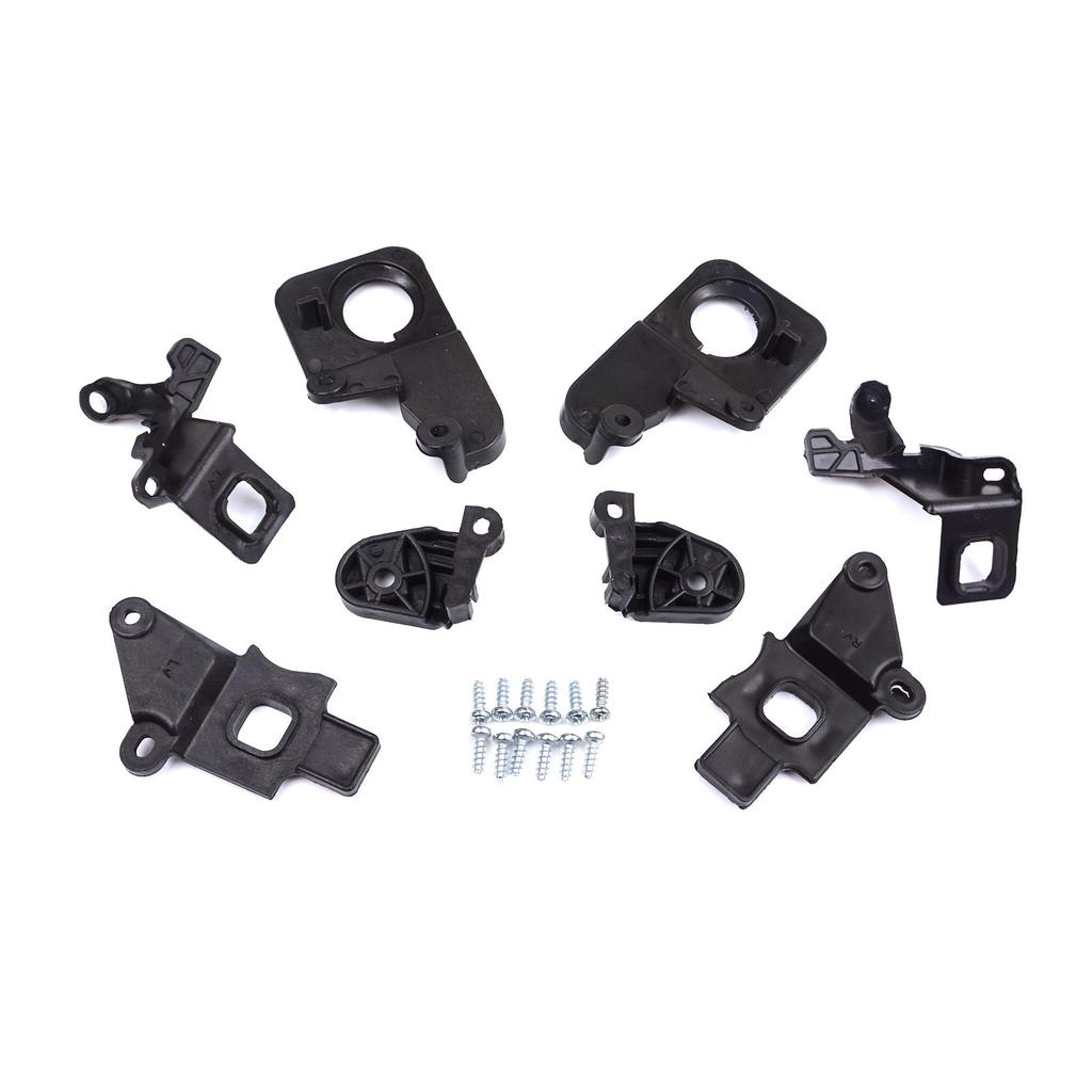 EHL576 Headlight Holder Mount Repair Bracket Tab Set Left Right Side for Citroen C5 MK2 MK3 RD TD RW X7 2008-2017 6212F0 6212F1