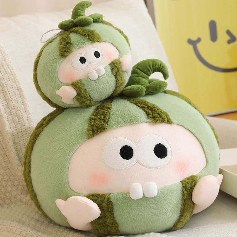 Плюшевая мультяшная игрушка Арбуз Антропоморфный мягкий фрукт Подарок День рождения