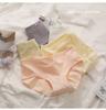 8-pack pure cotton antibacterial women's underwear with comfortable waist and no tightness