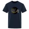 Mens Tshirt High Quality 100 Cotton Funny Spaceman Printing Casual Loose Oneck Men Short Sleeve Tshirt Male Hip Hop Tee Top