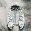 Womens Oversized Hooded Zip-Up Sweatshirt 2026 Streetwear Vintage Print Loose Fit Long Sleeve Pullover