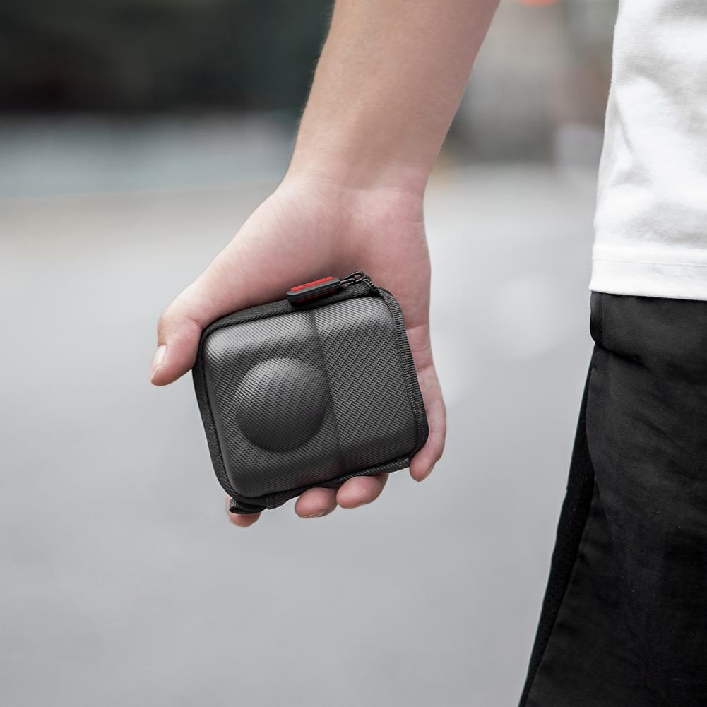 Для DJI Osmo 360 Mini Сумка для хранения Портативный защитный чехол Защита от царапин Жесткая ПУ Дорожная сумка С ремешком Аксессуар для панорамной камеры