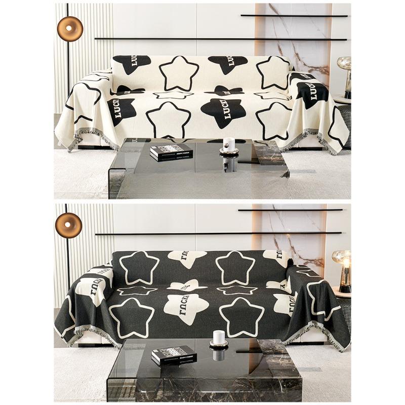 Двусторонний шенилл Four Seasons Universal Sofa Towel Нескользящий Пыленепроницаемый Всеобъемлющий Полный Покрытый Высококачественный Чехол для Дивана