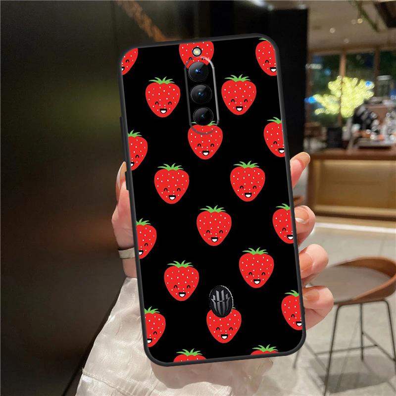 Милый клубничный чехол для ZTE Nubia Red Magic 11 10 9 8 9S 8S 10S Pro Plus 6 7 6S 7S Для RedMagic 10 Air Чехол