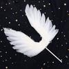 Accessoires Angel Cake Decorations Wings Feather Party Decor Angel Wings Cake Toppers Feather Wings
