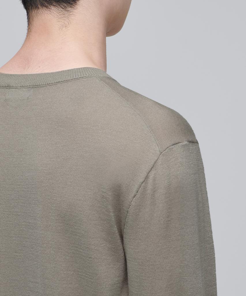 MUSINSA STANDARD Merino Wool Blend High Gauge Crew Neck Knit [Dusty Beige]
