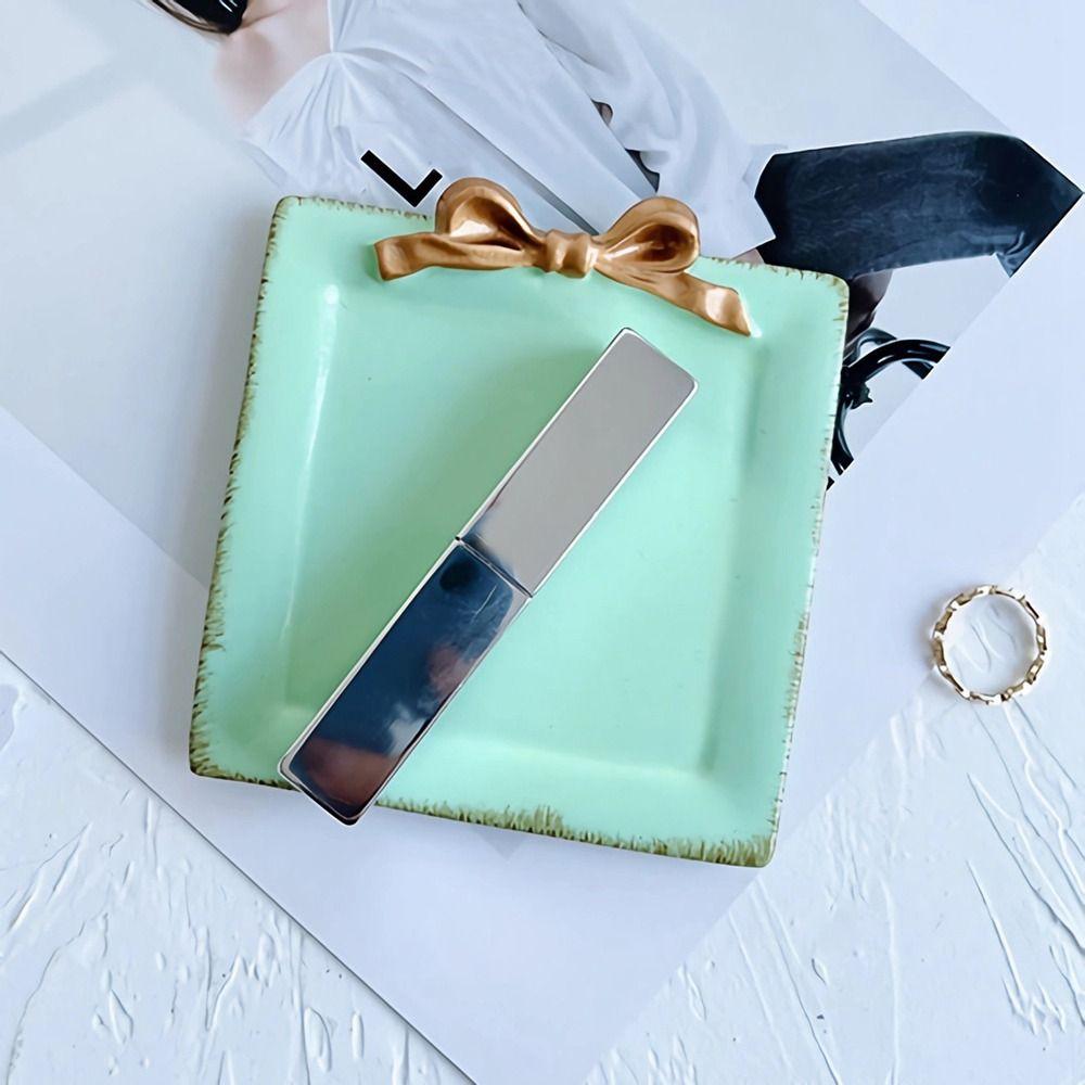 Round Square Earrings Storage Tray Photo Props Jewelry Display Tray Necklace