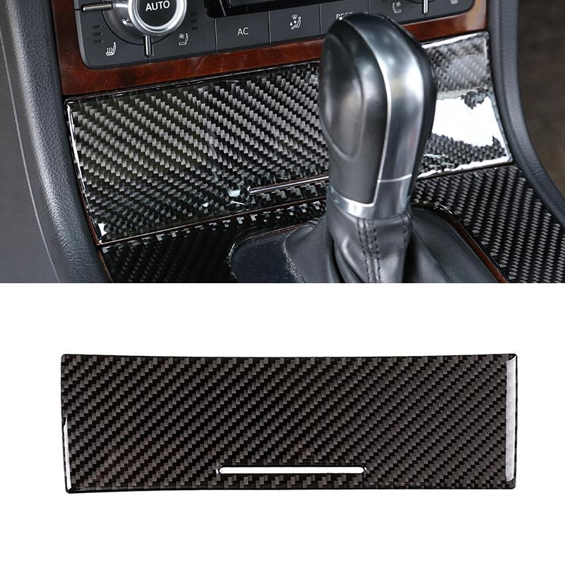 Для VW Touareg 2011 2012 2013 2014 2015 2016 2017 2018 карбоновый автомобильный стайлинг центральная панель управления пепельница крышка ящика отделка