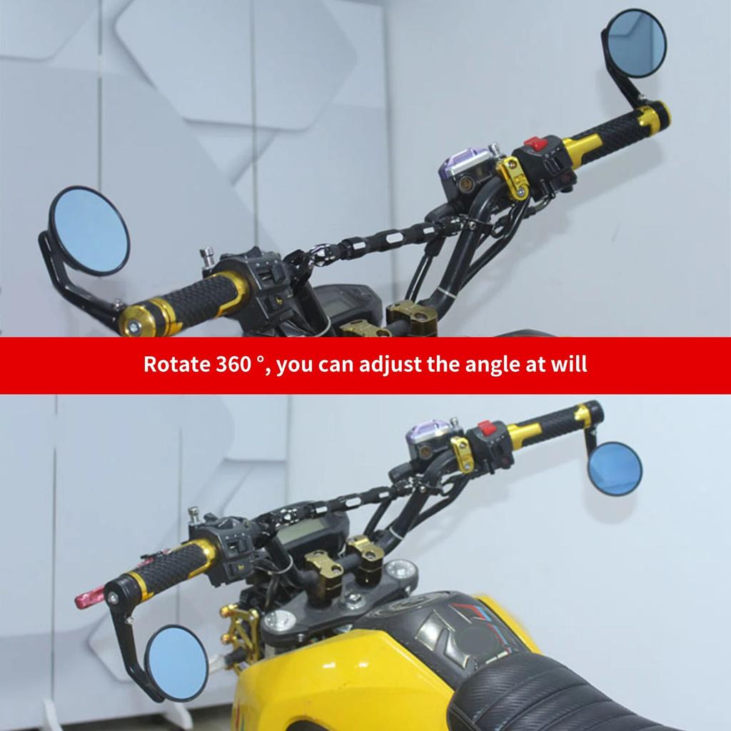 Для Husqvarna Svartpilen 401 250 701 синее стекло заднего вида, круглый руль, боковые зеркала заднего вида, аксессуары для мотоциклов