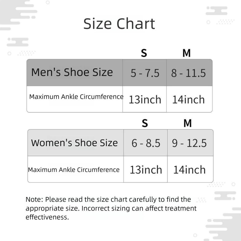 Soft Padding Foot Drop Brace Sock Ergonomic Design Arch Support Stretching Band Nighttime Use