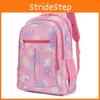 Floral Embossed Kids Backpack With Breathable Fabric For School And Outings