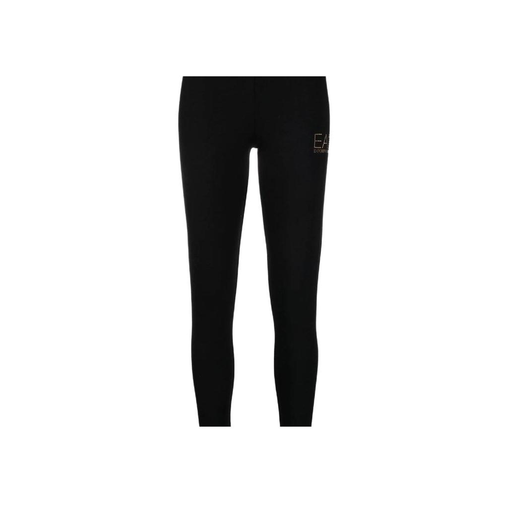 Emporio Armani EA7 Женские узкие эластичные леггинсы с высокой талией Черный 8NTP82-TJ01Z-1200