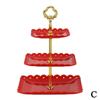 Cake Stand European Afternoon Tea Fruit Snack 1/3 Tier Party Tray Plate Decor Shelf Cupcake Dessert Tablewar  Wedding Dishes