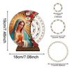 Wooden Diamond Art Perpetual Calendar Kits DIY Diamond Painting Calendar  For Adults