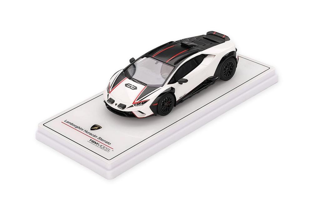 Sunrich TSM MODEL Scale Lamborghini Huracan Sterrato Bianco Asopo Finished Product TSM430835 1/43 (White)