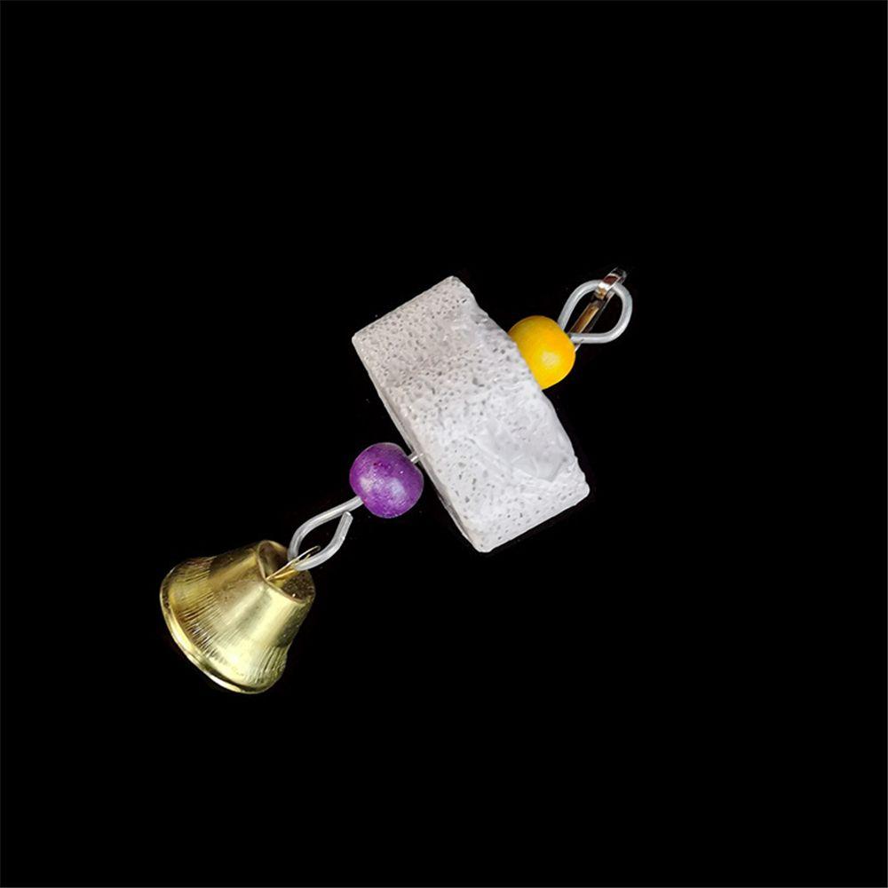 Playing Pet Supplies Tearing Parrot Grinding Stone Chewing Mineral Hanging Block Bird Chew Toy