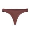 European-American Low Waist Cotton Seamless Nude Thong for Women