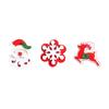 10Pcs Celebratory Perceived Deck Santa Suspended Ornamentation With Soft Substance For Holiday Window Shade Firepit Decoration