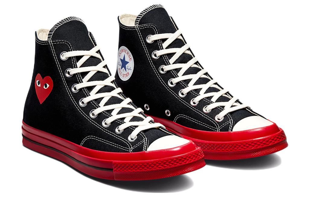 Кеды Chuck 70 Comme des Garçons Play x Chuck 70 Converse High 'Черный Красный' A01793C