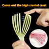 Массажная расческа в форме ракушки, воздушная расческа, антистатическая, сухая, влажная, двойного назначения, меридианная расческа для головы, большая, маленькая, студенческая расческа для волос