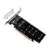 Shock-proof PCIeX16 To for M.2 M-key NVMEx4 SSD for Pansion Adapter Card for PC