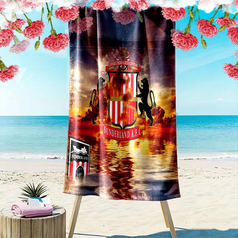 Sunderland Beach Towel, Large Soft Quick Dry Towel for Beach Camping Swimming