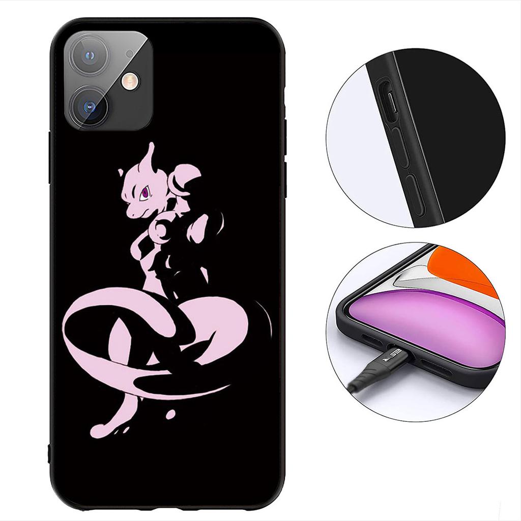 P-Pokemons GO P-Pikachus Mewtwo Phone Case for Samsung Galaxy S22 S21 S20 FE Ultra Plus A35 A36 A37 A33 A34 A04 A71 Cover Casing