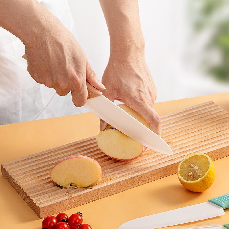 Керамический нож, бытовой нож для фруктов, острый кухонный нож, набор противоскользящих ножей, инструмент для чистки детского питания