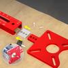 Circular Cutting Tool Milling Groove Bracket Red as Picture Aluminum Alloy Woodworking Tool Plastic Board Compatible