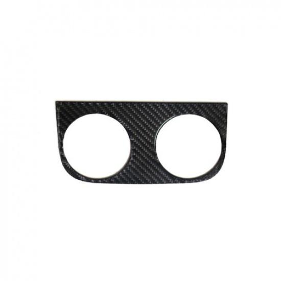 For Honda Odyssey 2005-2010 Carbon Fiber Interior Rear Cupholder Cover Trim