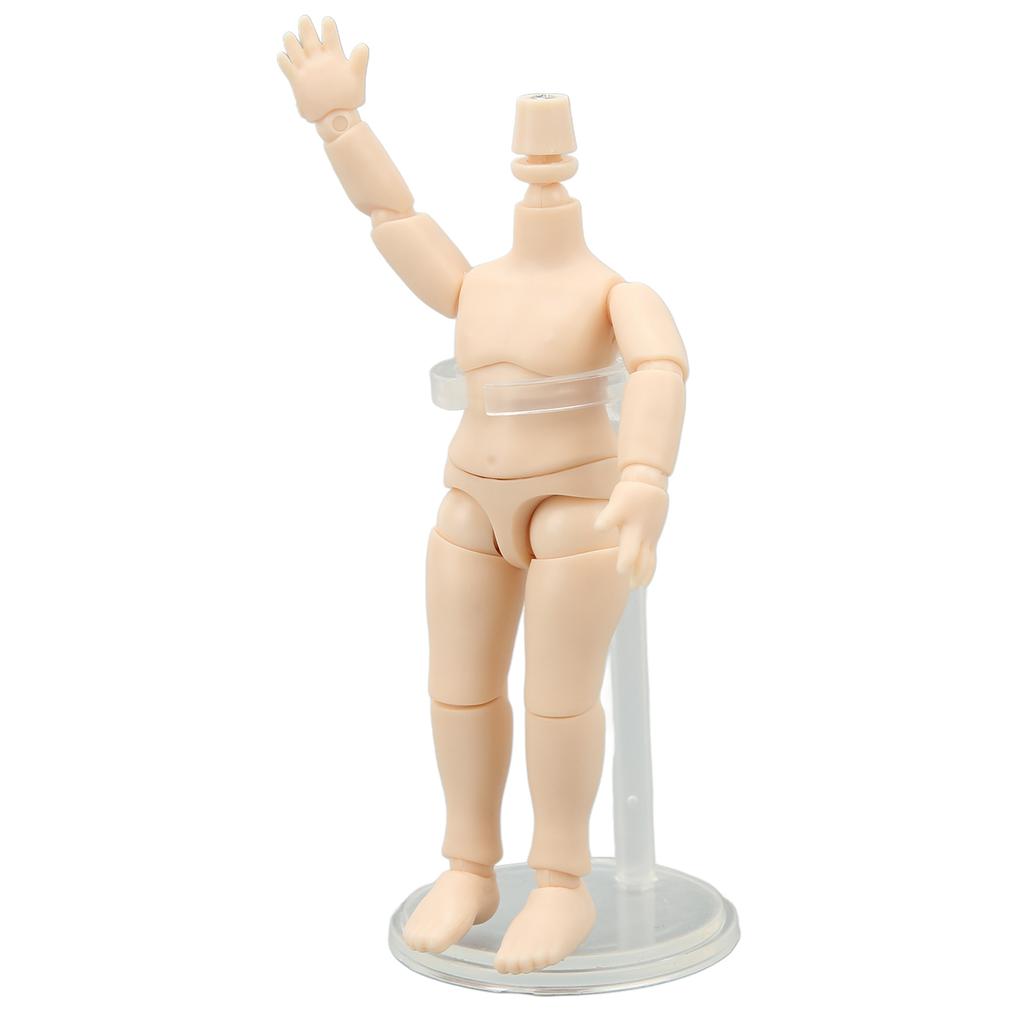 Doll Body 4.1 Inch High Flexible Joints Semi Finished Durable Plastic Cement Ball Joint Doll Body