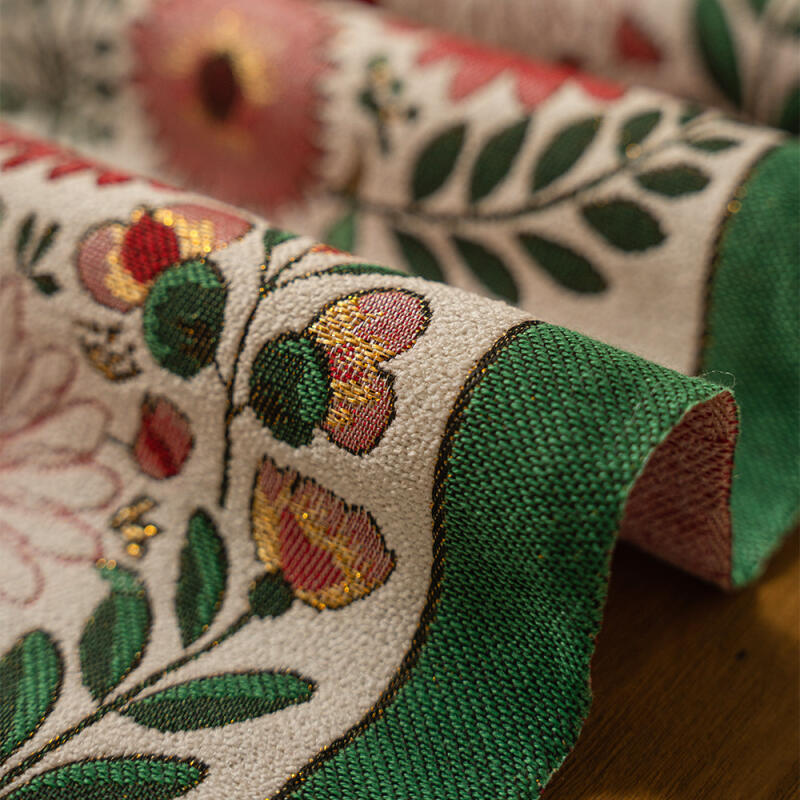 Винтажная скатерть с цветочным принтом - Напечатанная богемная скатерть для обеденных шкафов и журнальных столиков