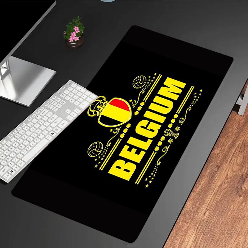 Belgian Football Association Emblem Mouse pad Mouse pad, Gaming Mouse Pad, keyboard pad, Desk Decor for computer notebook Fan Gift Birthday Gift
