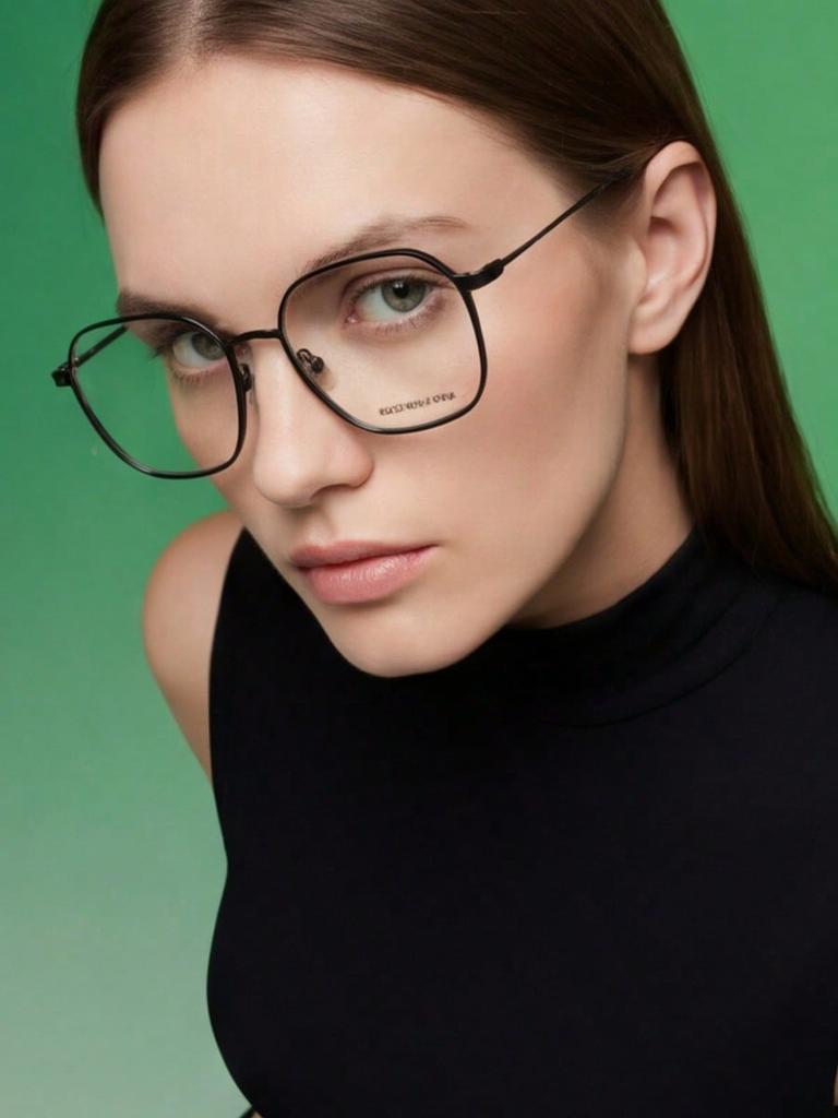 Balenciaga BB0198O 001 54 Шестиугольная оправа для очков