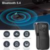Bluetooth 5.4 Speaker Handsfree Car Kit Sun Visor Clip Wireless Audio Receiver Speakerphone Loud Music Player Connect Dual Phone
