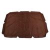 Swing Canopy 600D Silver Coated Oxford Cloth Waterproof Swing Top Cover for Outdoor Brown