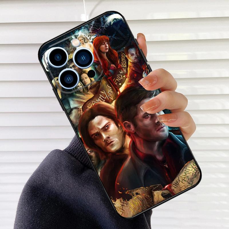 Чехол для телефона Сверхъестественное Для iPhone 17 16 15 14 13 12 11 Pro Max mini 15 16 Plus 16e 17 Air Cover Fundas