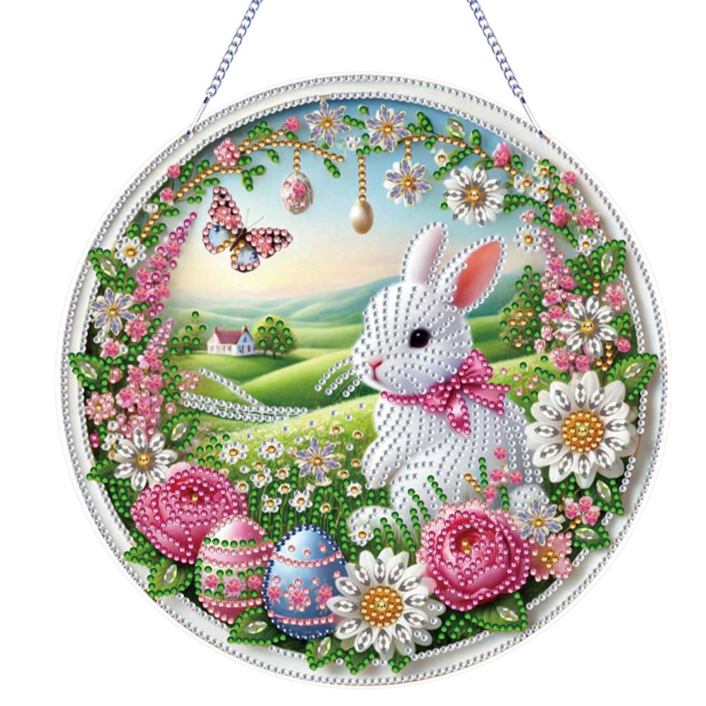 Diamond Painting Home Decor Double-Sided Printing 5D DIY Diamond Painting Dots Pendant Rhinestone Diamond Art Window Pendants