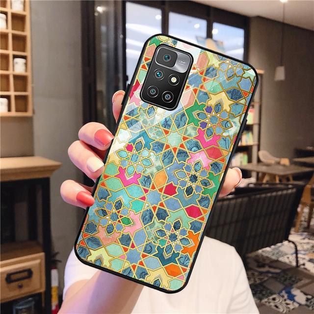 Чехол Redmi 9 для Xiaomi Redmi 10, чехол из закаленного стекла Redmi 9a 9c Nfc 8a 8 7a 6a Note 8 9 10 Pro, чехол с рисунком на спине