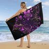 Floral Heart Designed Beach Towel Large Towel, Super Absorbent, Quick-Dry, Fashionable Decorative Beach Towel Bath Towel Sport