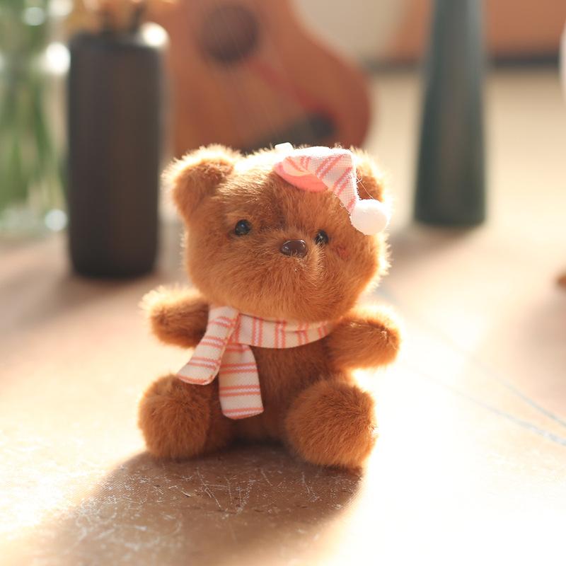 Милая милая шляпа медведь кулон плюшевая игрушка кукла мультяшная сумка подвесной брелок кукла кукла