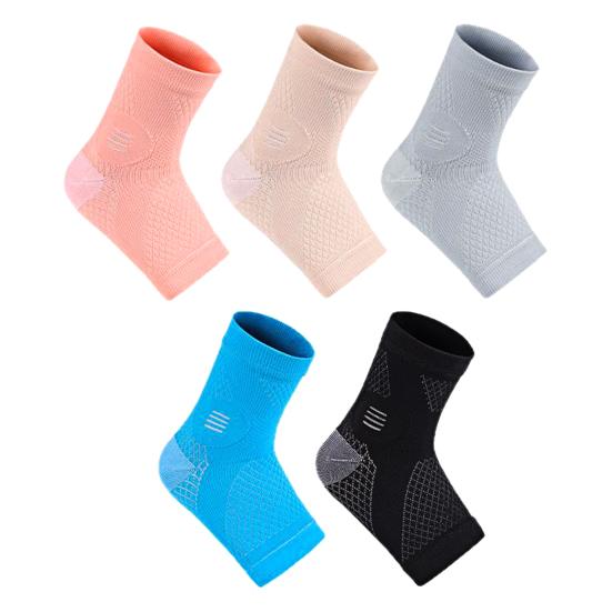 Toeless Ankle Brace Socks Sprained Ankle Compression Sleeve Foot Support for Plantar Fasciitis Achilles Tendonitis