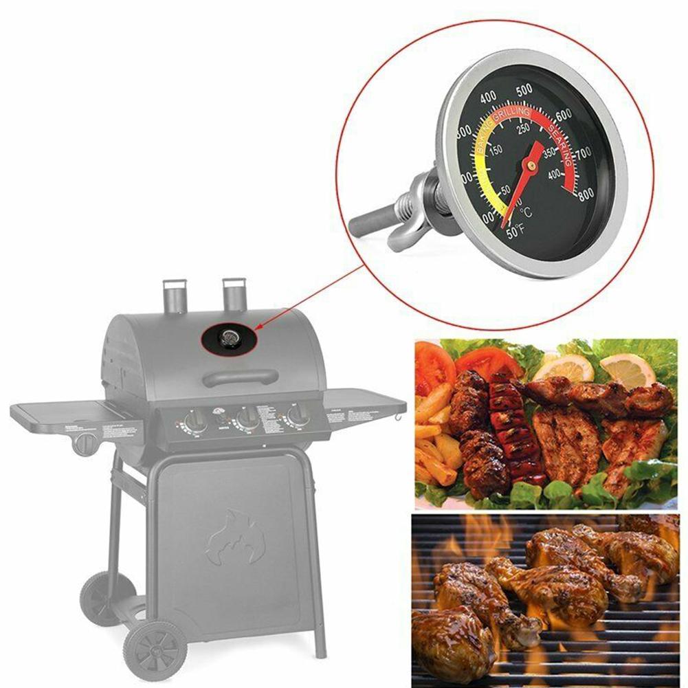 1pc Barbecue Thermometer Oven Temp Gauge 10~400℃ BBQ Grill Temperaturer BBQ Grill Thermometer Grill Oven Kitchen Tools