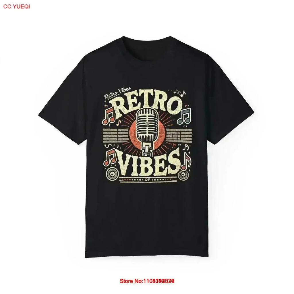Retro Vibes T Shirt Vintage Music Perfect For Lovers Breathable Slightly Homme Comfortable Fashion Casual Vintage