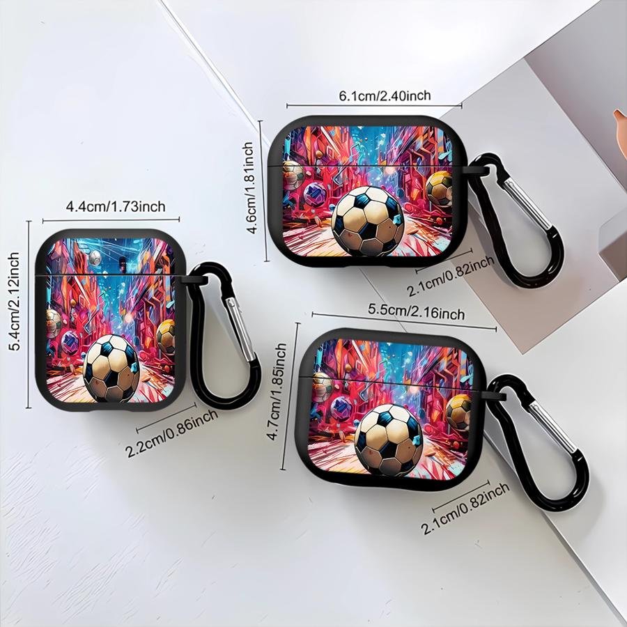 Футбольные Граффити Чехлы для Наушников Чехол Для Airpods Pro3 Pro2 2 3 4 Pro 1